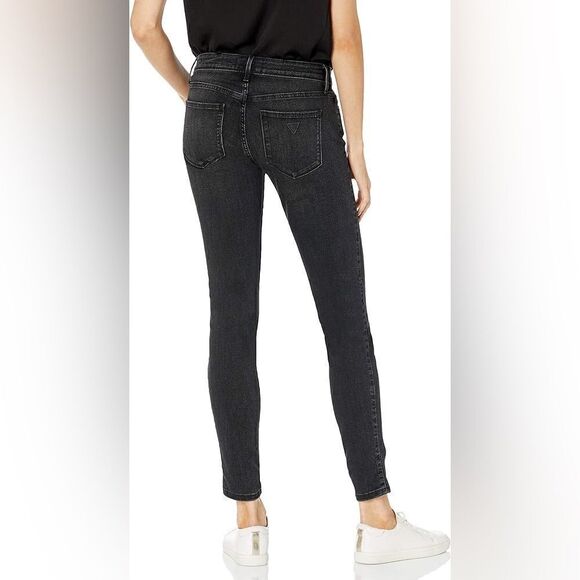 Guess Skinny Black Jeans Mid Rise Size 25 - Picture 5 of 15